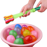 Rubber Holi Water Balloons Auto Fill & Automatic Tie For Playing Holi For Kids Boys And Girls, Multicolor (Pack Of 111 Pcs) Magic Water Balloon