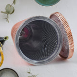 Studded Cup Tumbler Straw Lid - Plastic Double Walled Cold Cup For Iced Coffee ,Water, Slush or Smoothies