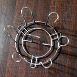 SS Round Glass Stand Used For Holding Sensitive Glasses And All Present In All Kinds Of Kitchens Of Official And Household Places Etc.