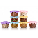 Plastic Food Storage Containers With Lid (4 Pcs Set - 500 ML Capacity)