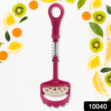 Multi-Functional Potato Masher Potato Mud Pressure Machine Vegetable Fruit Ricer Squeezer Kitchen Tools, Spring Push Type Potato Presser Fruit and Vegetable Smasher (1 Pc)