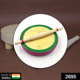 Chakla Belan Set Used In All Kinds Of Household Places By Kids And Children’s  Wooden Chakla Belan Playset - Child-Sized Kitchen Utensils for Pretend Cooking - Mini Chakla Belan Toy, Non-Toxic - Small Size