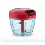 Handy Chopper for Vegetables and Fruits with 3 Stainless Steel Blades - 400ml