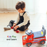 Baby Ride On Push Car For Kids | Kids Baby Big Car Ride On Toy With Backrest Musical Horn For Children Kids Toy Ride-on Truck ETC Suitable For Kids Boys girls | Ride On Baby Car For Kids To Drive Boys Girls