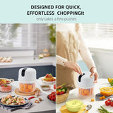 Wireless USB Rechargeable Mini Electric Garlic Machine  Chopper 3 Blades (250ml)