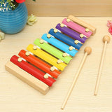Wooden Xylophone for Kids Musical Instrument Piano Toy for Babies, Kids, Children's with 8 Note (Multicolor)
