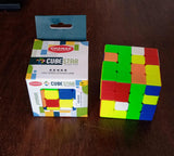 Small Puzzles Cubes 444 High Speed Sticker Less Magic Cube Game Kids And Professionals Magic Cube Puzzle Toy Pack Of 1 To 8+ Years