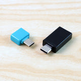 Usb Micro  Type-c  To Usb-a Otg Adapter - (2 Pc  Set)