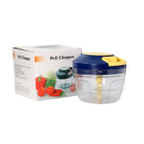 Chopper with 4 Blades for Effortlessly Chopping Vegetables and Fruits/Cutting/Blending for Your Kitchen (650ml)