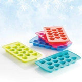 Heart Shape Ice Cube Tray, 14 Grid Chocolate Mold Refrigerator Ice Cube for Cocktail, Whiskey, Fruit Juice, Soft Drink (Multi Color)