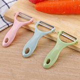 Plastic Kitchen Peeler - Green  Classic Stainless Steel 3-Piece Knife Set Combo