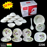 Premium Tableware 32 PC For Serving Food Stuffs And Items