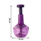 Supermom Manual Push Vegetable Chopper 650 Ml - (1 Pc)