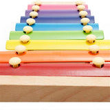 Wooden Xylophone for Kids Musical Instrument Piano Toy for Babies, Kids, Children's with 8 Note (Multicolor)