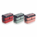 Airtight plastic lunch box for travel
