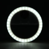 Selfie Flash Ring Light With 3 Level Of Brightness (1 Pc)