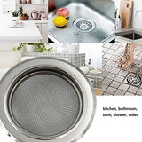 Stainless Steel Sink Strainer Kitchen Drain Basin Basket Filter Stopper Drainer/Jali (4-inch/10 cm) (Stainless Steel Jali Round)