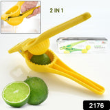 Lemon Squeezer with Bottle Opener, Lemon Crusher, 2 in 1 Lemon Squeezer, Opener + Squeezer - Multicolor