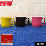 Premium Plastic Coffee  Tea Cups  Mug With Handle (1 Pc -With Color Box -Mix Color)
