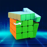 Small Puzzles Cubes 444 High Speed Sticker Less Magic Cube Game Kids And Professionals Magic Cube Puzzle Toy Pack Of 1 To 8+ Years