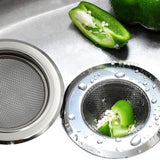 Stainless Steel Sink Strainer Kitchen Drain Basin Basket Filter Stopper Drainer/Jali (4-inch/10 cm) (Stainless Steel Jali Round)