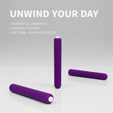 Battery Operated  Mini Bullet Massager , 10 Speed Vibration Therapy , Compact, Portable Full Body Massager for Pain Relief & Muscle Relaxation