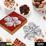Tree Shape 4 Compartment Mukhwas Dani Serving Tray For Home  Kitchen Use