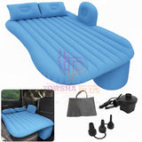 WK Premium portable Car backseat Inflatable Bed with Pump & 2 Air Pillow Quick Inflatable , Back Seat Bed , Car Inflatable Mattress , Car Bed Mattress , Car Bed For Kids & Adult ,Travel, Trip, Camping, Picnic, Pool & Beach Universal Fit
