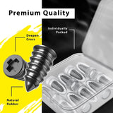 Tire Repair Rubber Nail Car Tire Repair Nails Tire Repair Rubber Screws Black (10 Pcs Set)