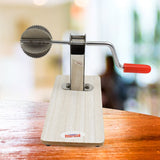Stainless Steel Coconut Scraper With Wooden Base (1 PC)