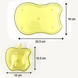 Apple Shape Tray Bowl Used For Serving Snacks And Various Food Stuffs.