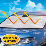 TP Windshield Umbrella Sunshade Cover Visor Sunshades. Automotive Front Sunshade Fits Foldable Windshield Brella Various Heat Insulation Shield for Car