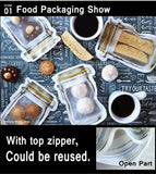 1073 Reusable Airtight Seal Plastic Food Storage Mason Jar Zipper (150ml)