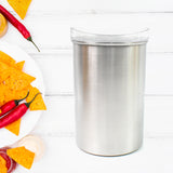 Multipurpose Stainless Steel Airtight Containers With See Through Lid (1 Pc  1000 ML)