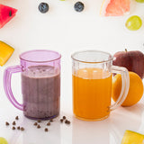 Stylish Juice Glasses, Water Glasses, Beer Glasses, Milk Shake Glasses, Multipurpose Glass Plastic Beer Mugs, Unbreakable Beer Tasting Glasses, Clear Juice Glasses Suitable for Kids (2 pc)
