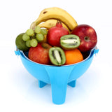 2214 Multi functional Vegetable Fruits Cutter Shredder With Rotating Drain Basket