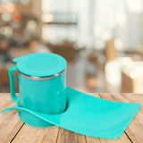 Snacks Tray  Inside Steel Cup 350ml Break Time Tray For Kids  Home Use