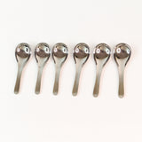 Apex Premium Stainless Steel Soup Spoon Set  6 Pieces