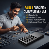 Mini Precision 25-in-1  Magnetic Screwdriver Set Repair Tool Kit for Mobile, Laptop, Watch, Glasses & Electronics