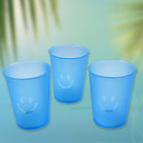 5560 Plastic Tumblers Lightweight Cups  Glass Reusable Drinking Cups Restaurant Cups Dishwasher Safe Beverage Tumblers Glasses For Kitchen Water Transparent Glasses 3 Pc Set