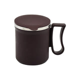 Coffee Mug With Lid And Handle-plastic Covered Stainless Steel Mug (Random Color Approx. 200 ML)