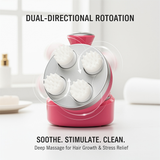 Portable Rechargeable Head Massager( Best Quality) — Deep Scalp Therapy for Hair Growth & Total Stress Relief- New Technology, Deep tissue Massage