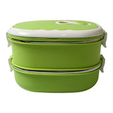 Bento Office Lunch Box 900/1800ml Stainless Steel Kitchen Insulated Thermal Lunch Box | Office Picnic Food Container Leak proof Thermos Lunchbox