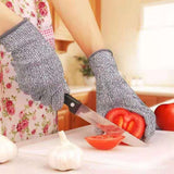 Anti Cut Hand Gloves , Anti Cutting Cut Resistant Hand Safety Gloves, Cut-Proof Hand Safety- Kitchen, Gardening Care, Industrial (1 Pair, Free Size, Multicolor)