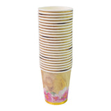 Disposable Paper Cups With Mix Color & Design | Disposable Tea Coffee Cups (24 Pcs Set  Mix Color  Design)