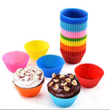 Silicone cupcake-shaped Baking Mold Fondant Cake Tool Chocolate Candy Cookies Pastry Soap Molds