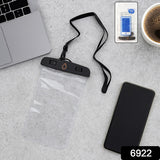 6922 Mobile Cover Pouch Transparent Waterproof Sealed Plastic Smartphone Protective Pouch Coverbag For All Mobile Phones
