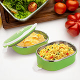 Bento Office Lunch Box 900/1800ml Stainless Steel Kitchen Insulated Thermal Lunch Box | Office Picnic Food Container Leak proof Thermos Lunchbox