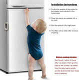 Fridge Freezer Door Lock ,Baby Safety Child Lock, Latch Catch Toddler Kids Child Cabinet Fridge Locks