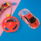 Plastic Remote Control Racing Car For Kids, Remote Control Racing car with Two Function Backward and Forward, Birthday Return Gift with Rechargeable Battery for Car